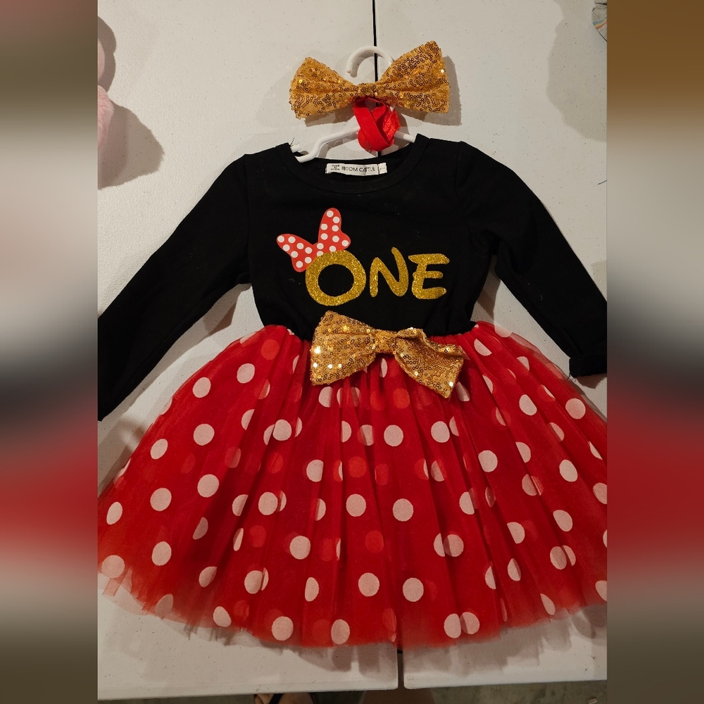 Minnie Mouse First Birthday dress